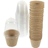 40 Pcs Lawn Nursery Pots Biodegradable Germination Cup Garden Plant Garden Plants