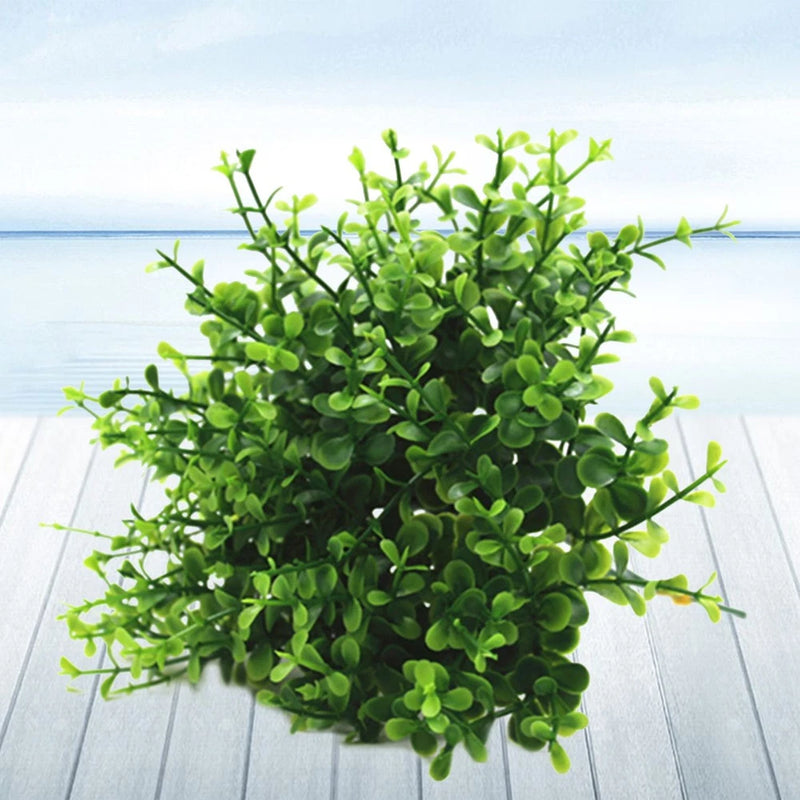 10 Pcs Small Fake Plants Room Decor for Bedroom Tropical Decoration Green Plant