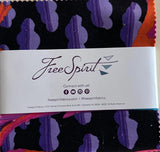 KAFFE FASSETT - FEB.2021 - HOT - CHARM PACK 5X5 42PC FOR FREE SPIRIT Flowering Plants