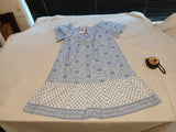 NWT Vineyard Vines Dress Tile Medallion Hydrangea Off Shoulder Ruffle Cotton XS Hydrangea
