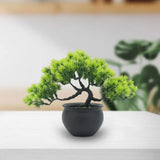 Artificial Bonsai Tree Indoor Fake Plants for Garden Shelf Decoration Green Plant