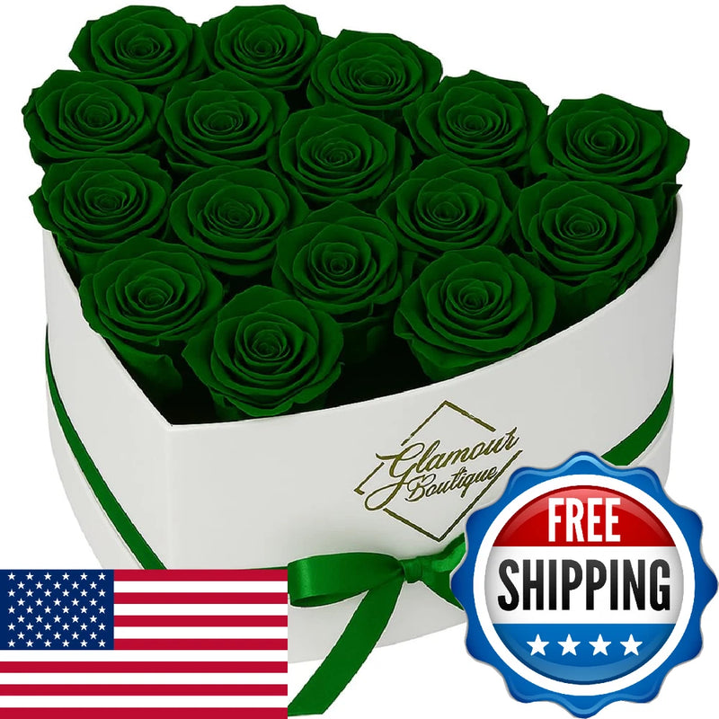 GLAMOUR BOUTIQUE Preserved Roses in a Box - Gifts for Her, Wife & Mom, Rose Flow Dried Flower