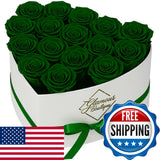 GLAMOUR BOUTIQUE Preserved Roses in a Box - Gifts for Her, Wife & Mom, Rose Flow Dried Flower