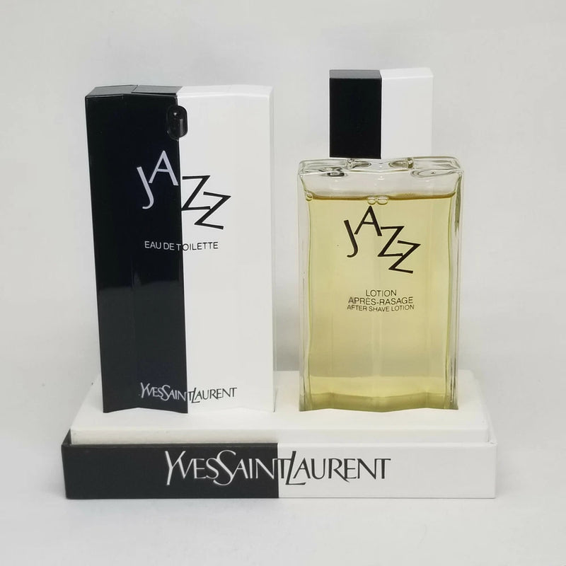 Vintage 1992 YSL Jazz EDT Spray 50 ml + 50After Shave Gift Set EDT