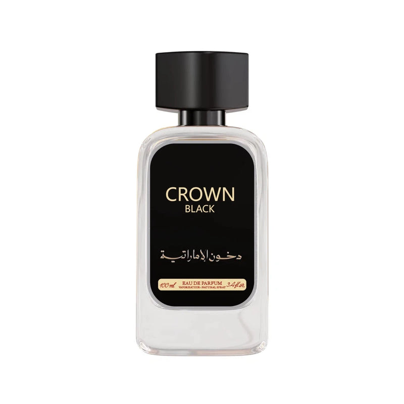 Crown Black by Dkhoon Emirates 100ml EDP Unisex Evening Floral Woody Perfume EDP