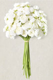 Ranunculus Artificial Flowers, 18Pcs 14In Fake Peonies Artificial Flowers, White Ranunculus