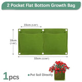 Hanging Pocket Planting Bags Flower Pot Home Garden Grow Bag Gardening Supplies Garden Plants