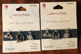 2 Lot Picnic Daintyfied Charms Bike Biking Sunflower Flower Bird French Cousin Sunflower
