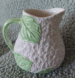 Vintage Bloomindales White Hydrangeas With Green Leaves Made in Italy Circa 80's Hydrangea