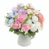 6 Color Rose Peony Artificial Flowers UV Resistant Fake Flowers for Outdoor G... Peony