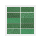 GREEN 100% Quilting Cotton Fabric: 10 FAT QUARTERS or 20 Strip JELLY ROLL, Dups Flowering Plants