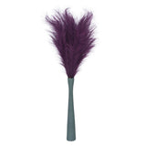 6PCS Faux Pampas Grass Tall, 43"/109cm Artificial Fluffy Grass Stems, Purple Pampas Grass