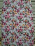 CHECKYS DEALS ROSES WHITE 15 X 55 STANDARD REPLACEMENT IRONING BOARD COVER & PAD Roses