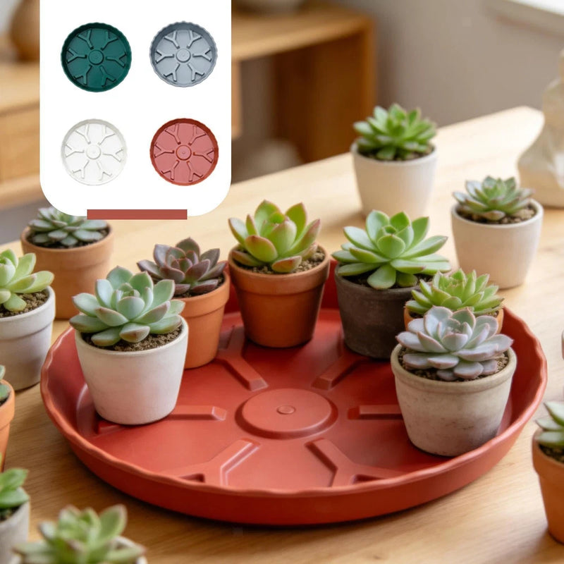 10 Pieces Plant Saucers Thickened Practical 21.5cm for Park Courtyard Garden Garden Plants
