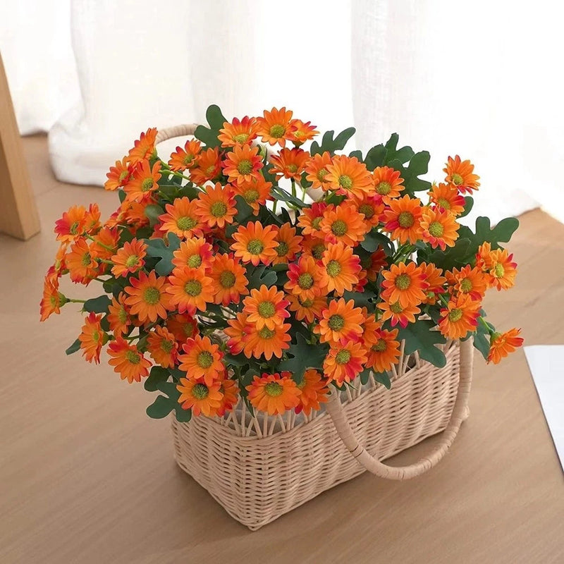 Chamomile-Style Silk Daisy Artificial Flowers 32cm Bouquet for Decor Use Daisies