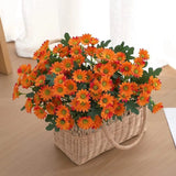 Chamomile-Style Silk Daisy Artificial Flowers 32cm Bouquet for Decor Use Daisies