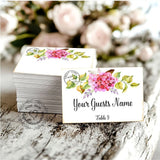 HYDRANGEA FLOWER POSTCARD FLAT WEDDING PLACE CARDS, TAGS or ESCORT CARDS #144 Hydrangea