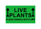 Green Live Plants with Arrow | Pallet Stickers | 2"x4" | 9 RLS 2700 Labels Total Green Plant