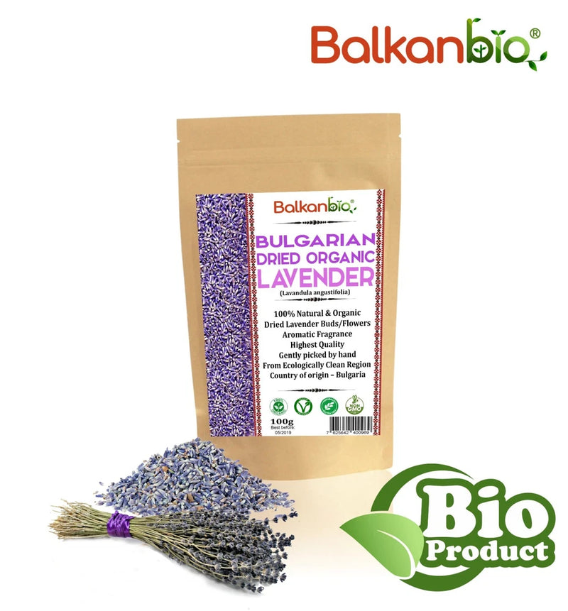 Dried Lavender Buds Flowers Ð 100% Organic Lavandula Ð Aromatherapy & Tea Dried Flower