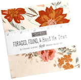 Forage, Found & Hand Me Down Moda Charm Pack 42 100% Cotton 5" Precut Squares Flowering Plants
