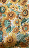 Joan Kessler Sunflower Fabric Yellow Daisy Cotton BTHalfY W2 Flowering Plants