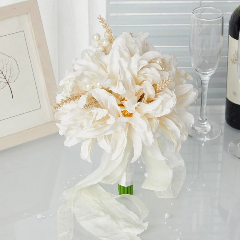Wedding Bouquet for Bride Artificial Flowers for Wedding Centerpieces Party Bouquet