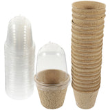 40 Pcs Plant Starters Garden Pot Nursery Biodegradable Germination Cup Garden Plants
