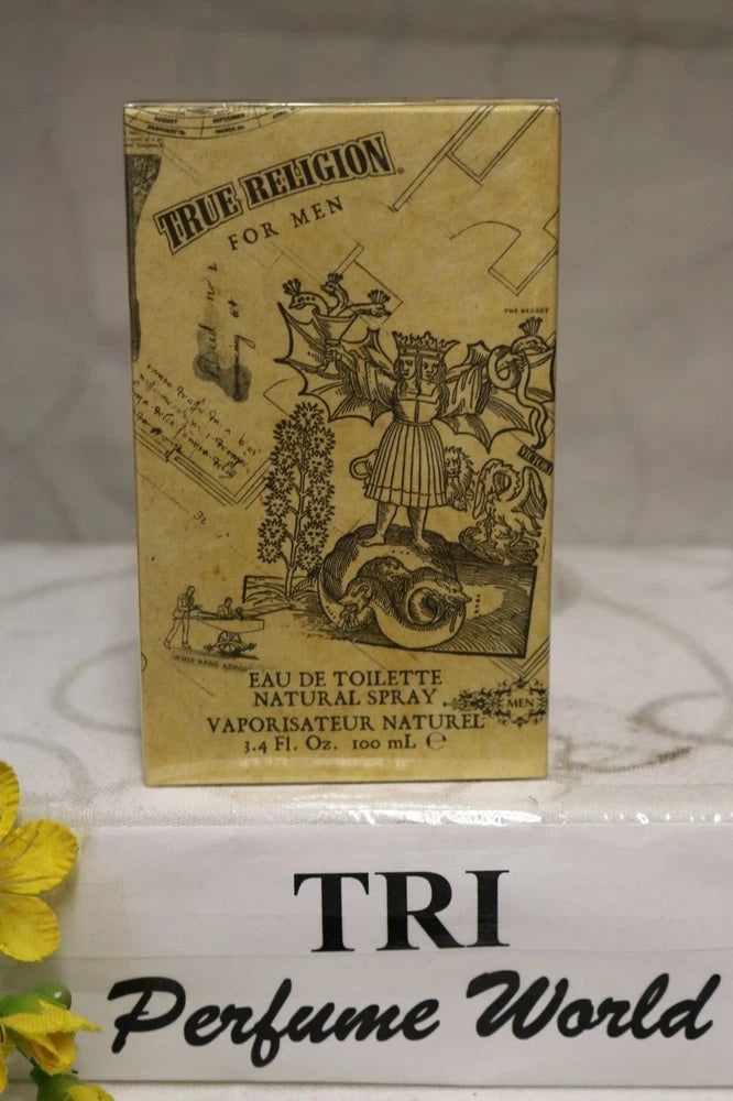 TRUE RELIGION For Men by New Wave Eau de Toilette Spray 3.4 fl. oz. Sealed EDT