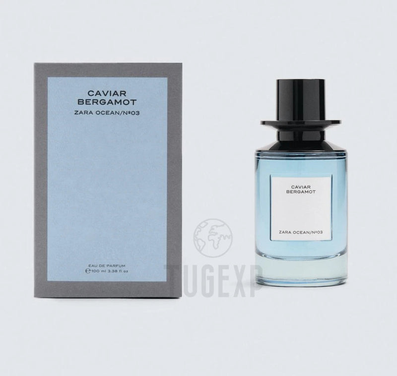 ZARA Caviar Bergamot EDP 100ml Spray 3.38 oz Eau de Perfume Men New EDP