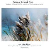 Pampas Grass | Print on Matte Paper | Neutral Botanical Wall Art Pampas Grass