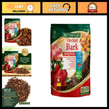 Orchid bark potting medium bag with printed orchid design, 4-quart size.