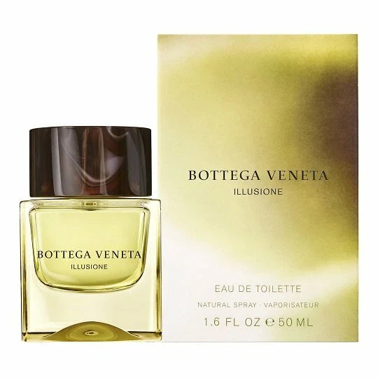 Bottega Veneta Illusione 50ml 1.7 Oz Eau De Toilette Spray Brand New Sealed Box EDT