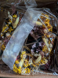 Handmade Dried Flower Wreath Ð 10 Inch Real Plant Floral Ring Dried Flower