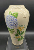 Lenox Vase Hydrangeas in Blue Collection Retired 7.5Ó Porcelain Floral Hydrangea