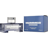 Hummer Chrome Cologne for Men 4.2 oz / 125 ml Eau de Toilette Spray - New In Box EDT