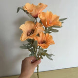 Artificial Poppy Flower Branch Living Room Dining Table Home And Hotel Decor NEW Bouquet