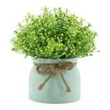Small Artificial Potted Plants Mini Houseplants Home Decor Faux Plants for Green Plant