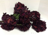 7 Frontgate Venetian dark Purple Hydrangeas Glitter Floral Picks Stems Christmas Hydrangea