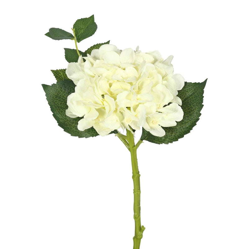 Vickerman 15" Plastic Short Stem Artificial Hydrangea in Cream (Set of 3) Hydrangea