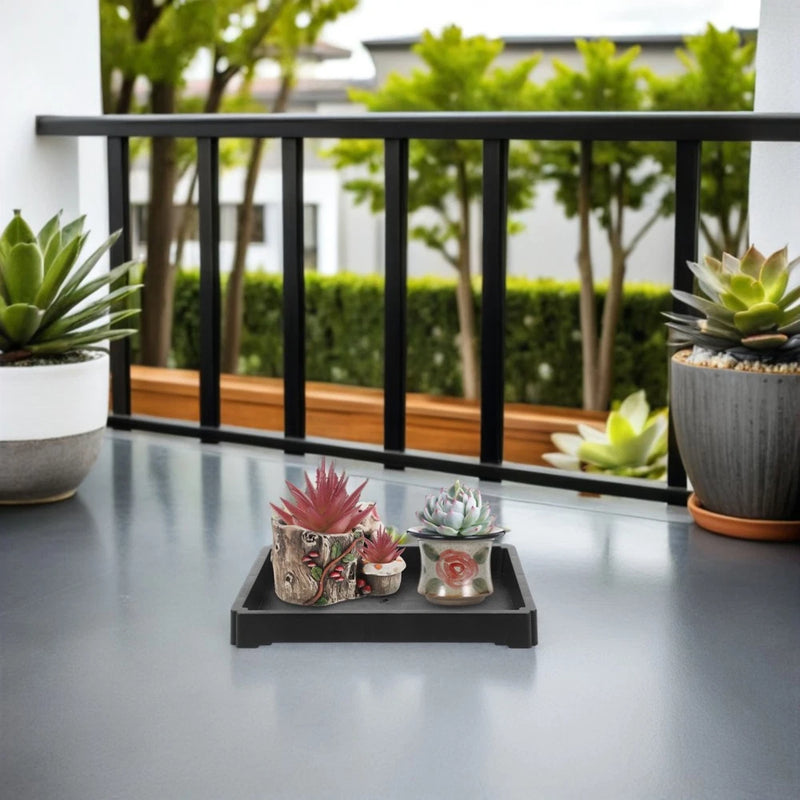 5 PCS Plant Saucers for Indoors Tray Flower Pot Drip Trays Garden Garden Plants