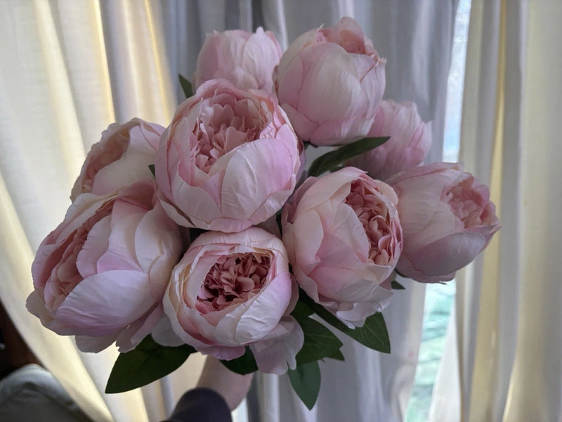 Faux Peonies Stems Viral Ashland MichaelÕs Soft Multi Pink Set Of 10 Stems Peony