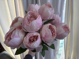 Faux Peonies Stems Viral Ashland MichaelÕs Soft Multi Pink Set Of 10 Stems Peony