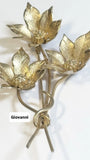 Vintage Giovanni Yellow Gold Plate Sunflower Brooch  3Ó X 1 1/2Ó Sunflower