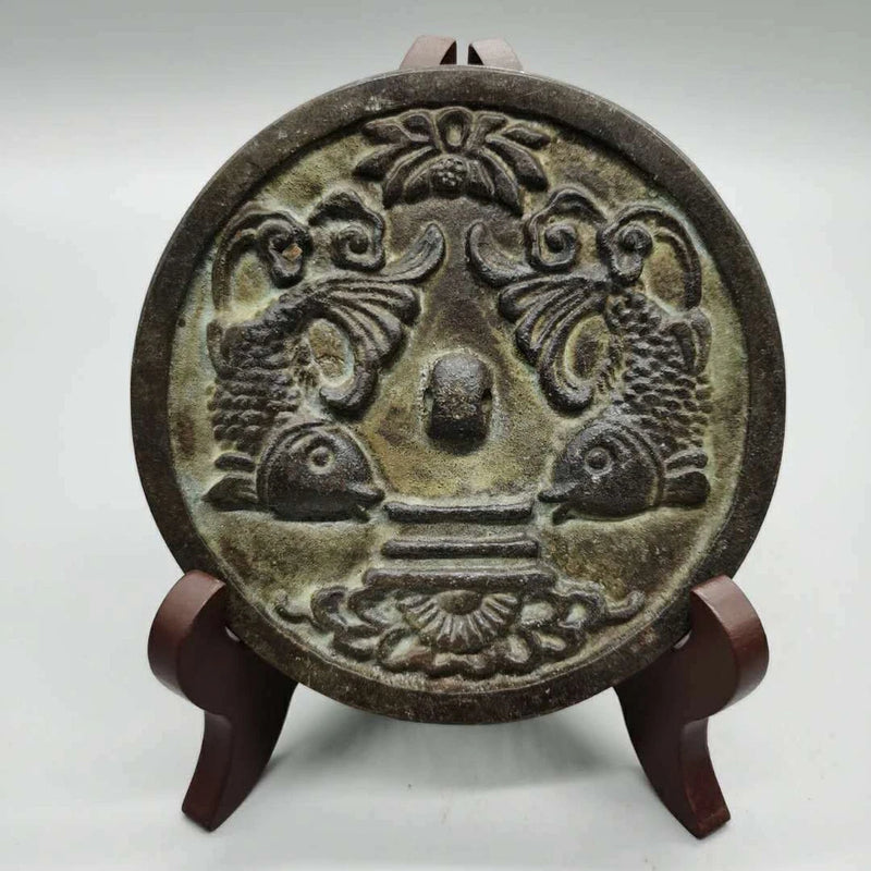 4.5" Collect China Pure Bronze Tree Peony Sunflower Flower Incense Burner Cense Sunflower