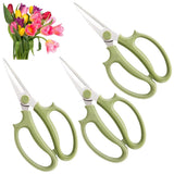 3Pcs Garden Flower Scissors,Floral Scissors Pruning Shears,Stainless Steel... Garden Plants