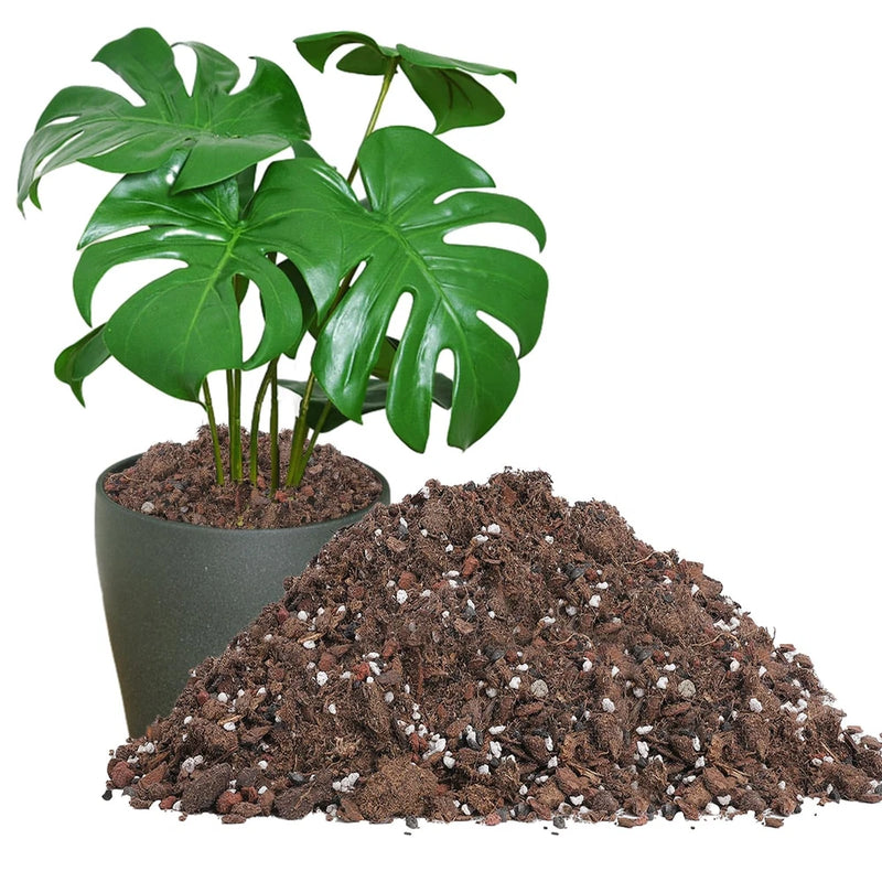 1.6QT Monstera Soil Potting Mix - Natural Organic Tropical Plant 1.6 Quarts Orchids