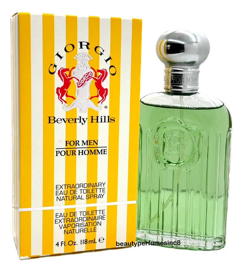 Giorgio by Giorgio Beverly Hills EDT Spray 4 oz Perfume For Men NEW EDT