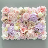 Simulation flower wall wedding background photography hydrangea rose green wall Hydrangea