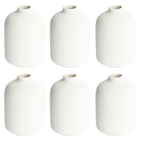 Small White Vase for Decor, 6 Pack Ceramic Vases for Pampas Grass, Boho Vase ... Pampas Grass