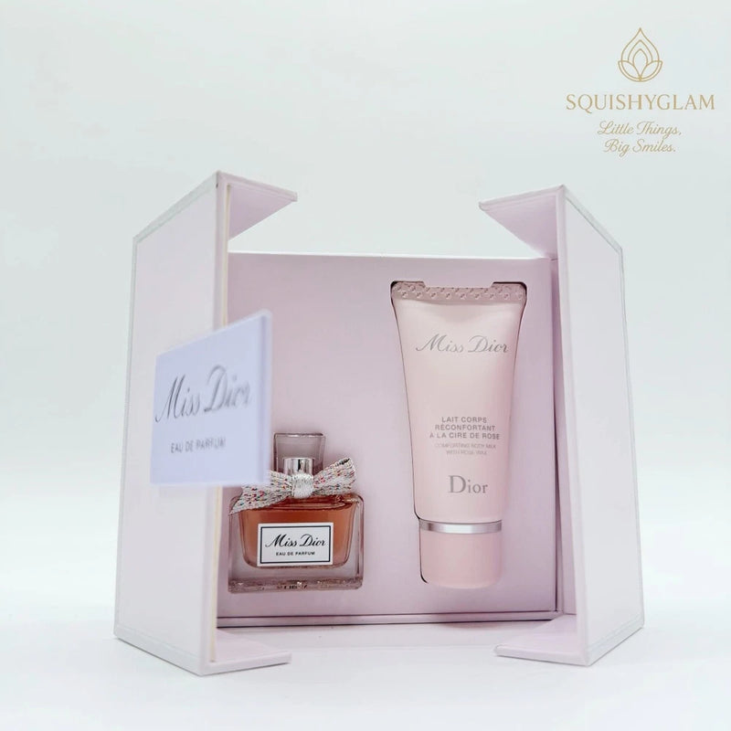 Miss Dior EDP 5ml + Body Milk 20ml Set New in Box Travel Gift EDP